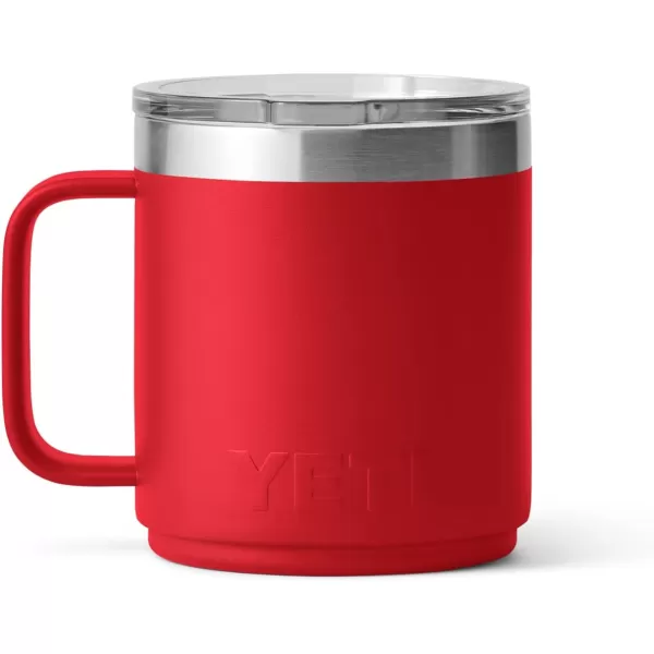 YETI Rambler 10 oz Stackable Mug, Vacuum Insulated, Stainless Steel with MagSlider Lid, Tropical Pink