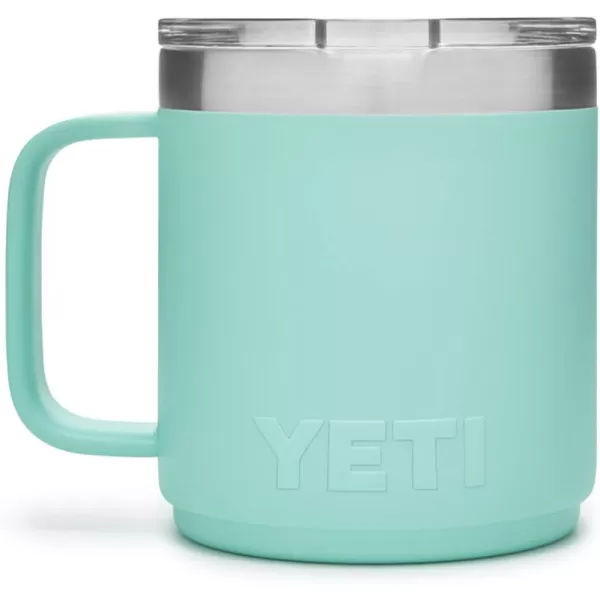 YETI Rambler 10 oz Stackable Mug, Vacuum Insulated, Stainless Steel with MagSlider Lid, Tropical Pink