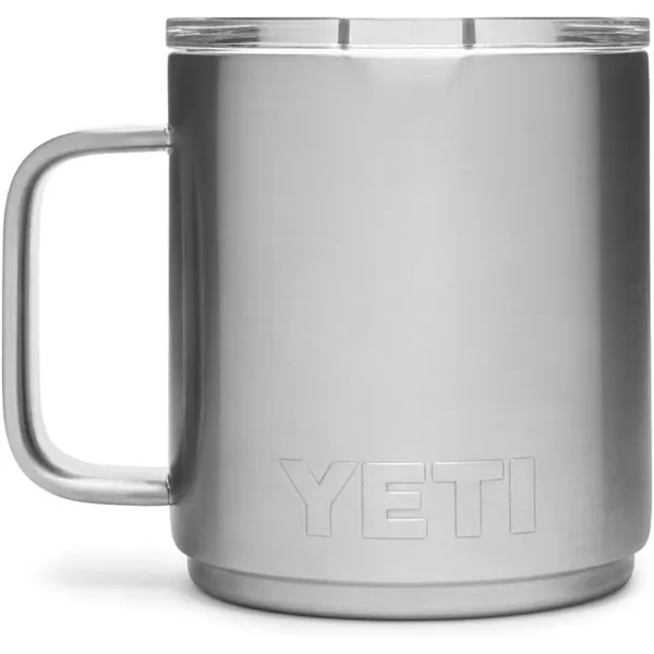 YETI Rambler 10 oz Stackable Mug, Vacuum Insulated, Stainless Steel with MagSlider Lid, Tropical Pink