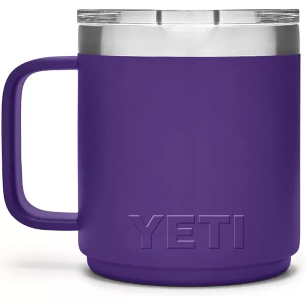 YETI Rambler 10 oz Stackable Mug, Vacuum Insulated, Stainless Steel with MagSlider Lid, Tropical Pink