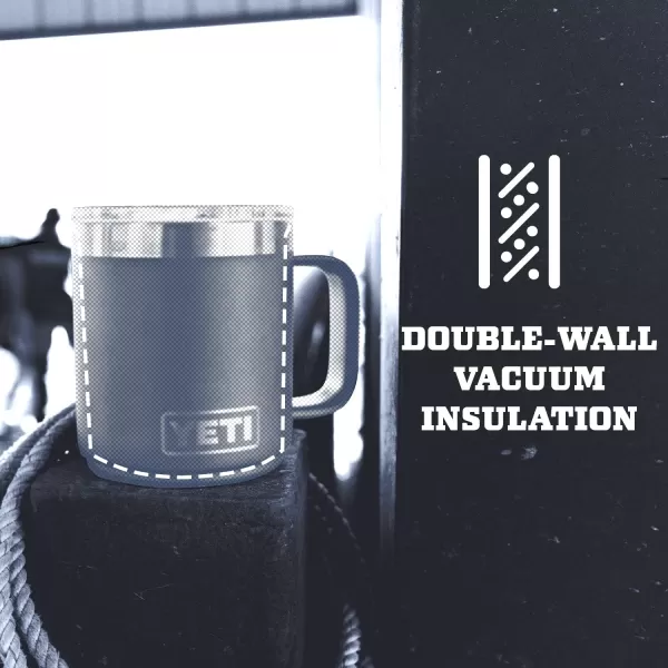 YETI Rambler 10 oz Stackable Mug, Vacuum Insulated, Stainless Steel with MagSlider Lid, Tropical Pink