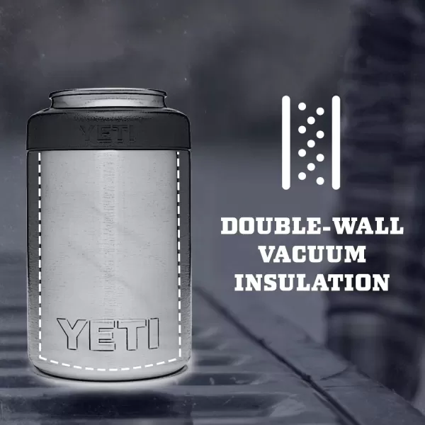YETI Rambler 12 oz. Colster Can Insulator for Standard Size Cans, Black 