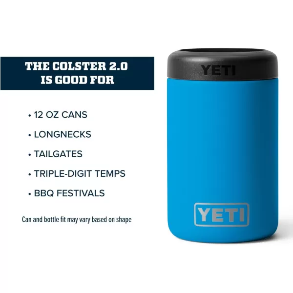 YETI Rambler 12 oz. Colster Can Insulator for Standard Size Cans, Black 