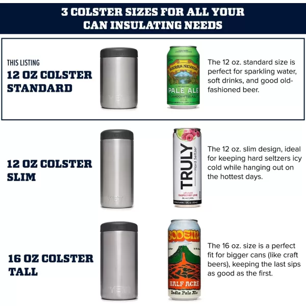 YETI Rambler 12 oz. Colster Can Insulator for Standard Size Cans, Seafoam, 1 Count 