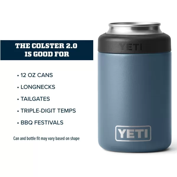 YETI Rambler 12 oz. Colster Can Insulator for Standard Size Cans, Seafoam, 1 Count 