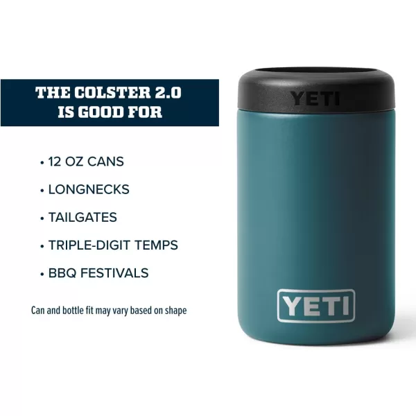 YETI Rambler 12 oz. Colster Can Insulator for Standard Size Cans, Seafoam, 1 Count 