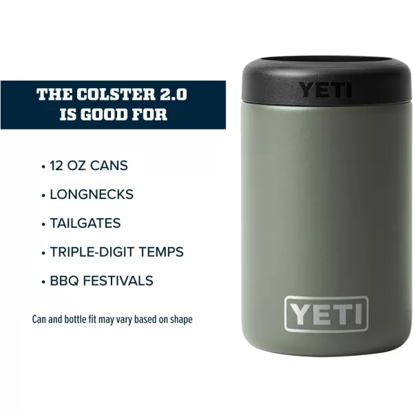 YETI Rambler 12 oz. Colster Can Insulator for Standard Size Cans, Seafoam, 1 Count 
