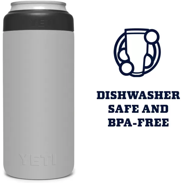 YETI Rambler 12 oz. Colster Slim Can Insulator for the Slim Hard Seltzer Cans, Charcoal