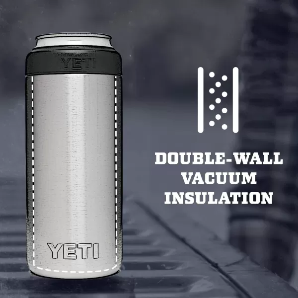 YETI Rambler 12 oz. Colster Slim Can Insulator for the Slim Hard Seltzer Cans, Charcoal