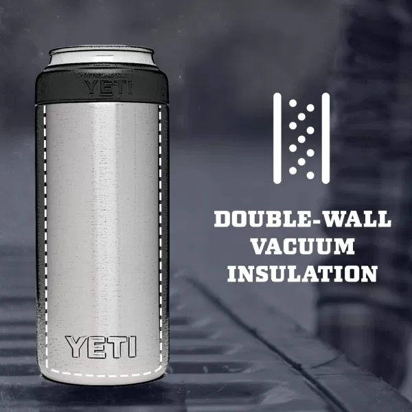 YETI Rambler 12 oz. Colster Slim Can Insulator for the Slim Hard Seltzer Cans, Charcoal