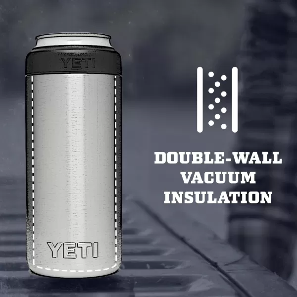 YETI Rambler 12 oz. Colster Slim Can Insulator for the Slim Hard Seltzer Cans, Charcoal