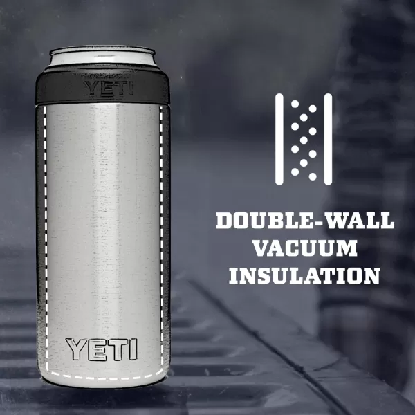 YETI Rambler 12 oz. Colster Slim Can Insulator for the Slim Hard Seltzer Cans, Charcoal