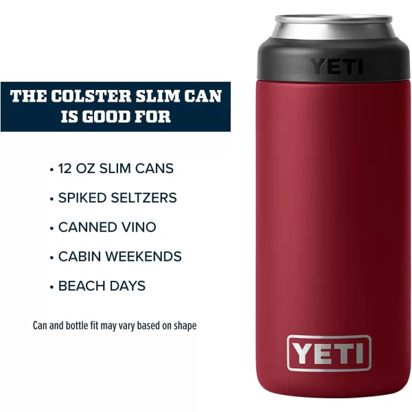 YETI Rambler 12 oz. Colster Slim Can Insulator for the Slim Hard Seltzer Cans, Charcoal
