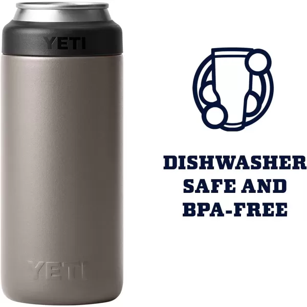 YETI Rambler 12 oz. Colster Slim Can Insulator for the Slim Hard Seltzer Cans, Charcoal