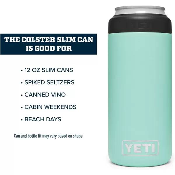 YETI Rambler 12 oz. Colster Slim Can Insulator for the Slim Hard Seltzer Cans, Charcoal