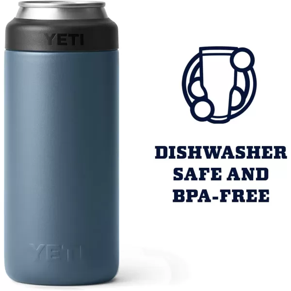 YETI Rambler 12 oz. Colster Slim Can Insulator for the Slim Hard Seltzer Cans, Charcoal