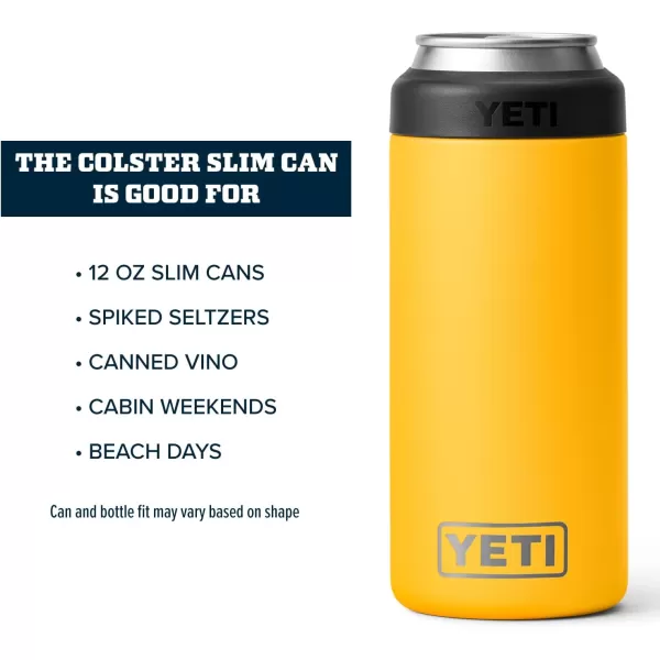 YETI Rambler 12 oz. Colster Slim Can Insulator for the Slim Hard Seltzer Cans, Charcoal