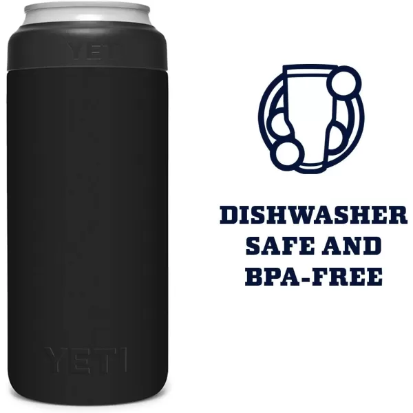 YETI Rambler 12 oz. Colster Slim Can Insulator for the Slim Hard Seltzer Cans, Charcoal