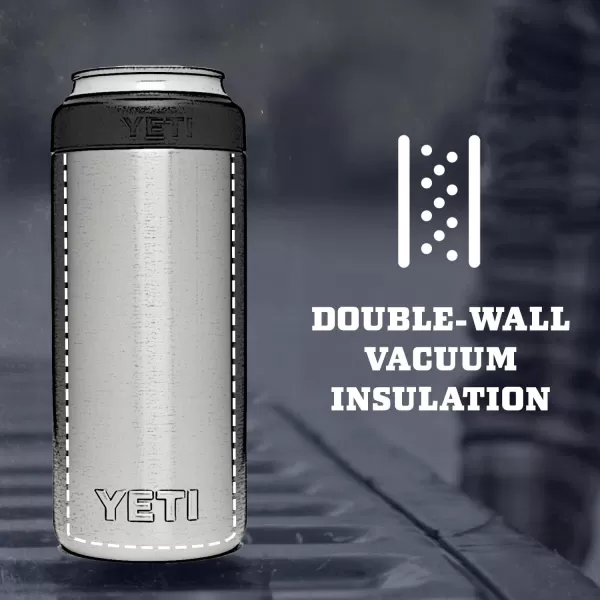 YETI Rambler 12 oz. Colster Slim Can Insulator for the Slim Hard Seltzer Cans, Charcoal