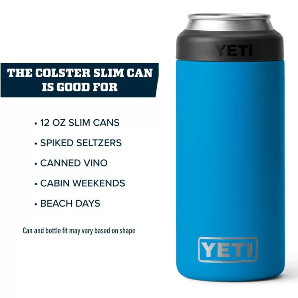 YETI Rambler 12 oz. Colster Slim Can Insulator for the Slim Hard Seltzer Cans, Charcoal