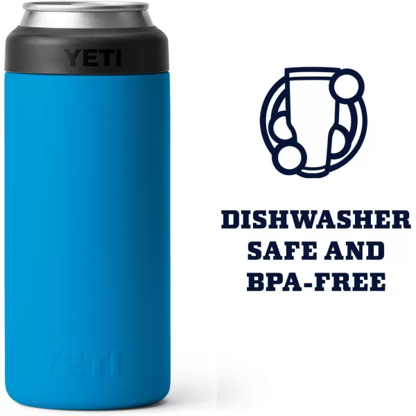 YETI Rambler 12 oz. Colster Slim Can Insulator for the Slim Hard Seltzer Cans, Charcoal