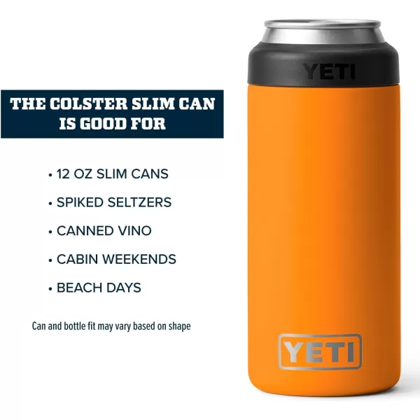 YETI Rambler 12 oz. Colster Slim Can Insulator for the Slim Hard Seltzer Cans, Charcoal