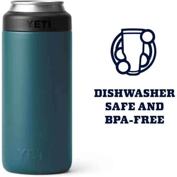 YETI Rambler 12 oz. Colster Slim Can Insulator for the Slim Hard Seltzer Cans, Charcoal