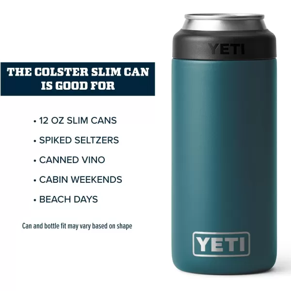 YETI Rambler 12 oz. Colster Slim Can Insulator for the Slim Hard Seltzer Cans, Charcoal