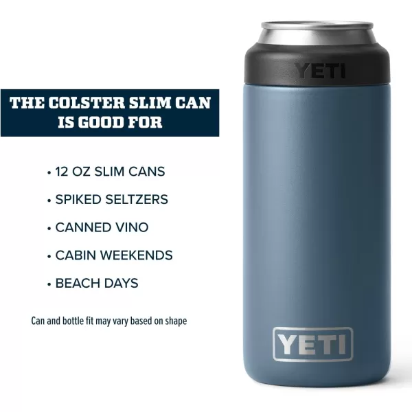 YETI Rambler 12 oz. Colster Slim Can Insulator for the Slim Hard Seltzer Cans, Charcoal