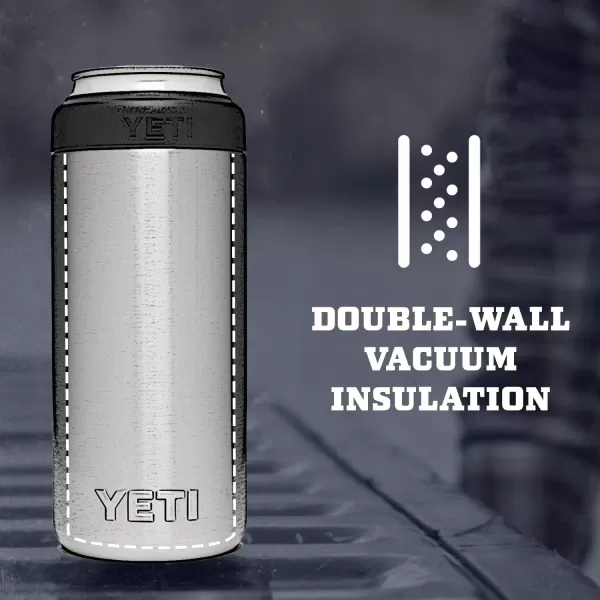YETI Rambler 12 oz. Colster Slim Can Insulator for the Slim Hard Seltzer Cans, Charcoal