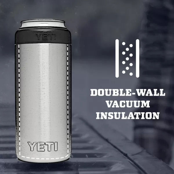 YETI Rambler 12 oz. Colster Slim Can Insulator for the Slim Hard Seltzer Cans, Charcoal