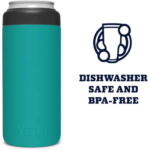 YETI Rambler 12 oz. Colster Slim Can Insulator for the Slim Hard Seltzer Cans, Charcoal