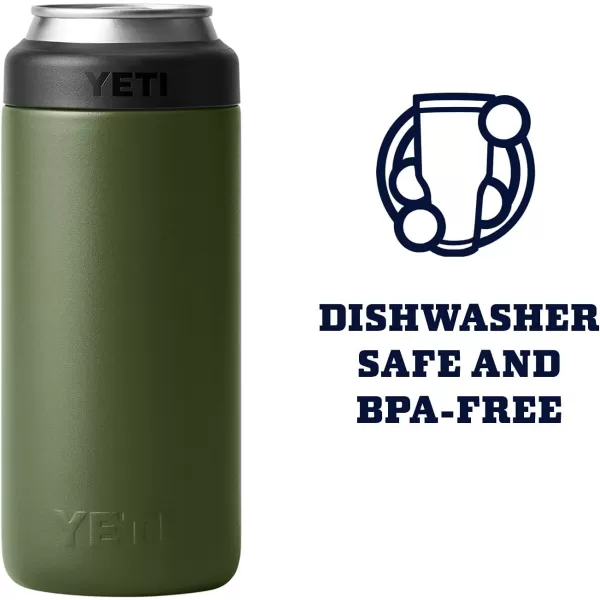 YETI Rambler 12 oz. Colster Slim Can Insulator for the Slim Hard Seltzer Cans, Charcoal