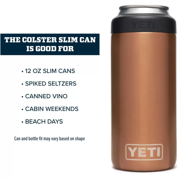 YETI Rambler 12 oz. Colster Slim Can Insulator for the Slim Hard Seltzer Cans, Charcoal
