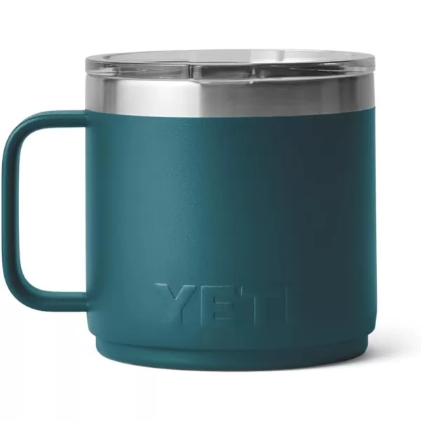 YETI Rambler 14 oz Stackable Mug, Vacuum Insulated, Stainless Steel with MagSlider Lid, King Crab