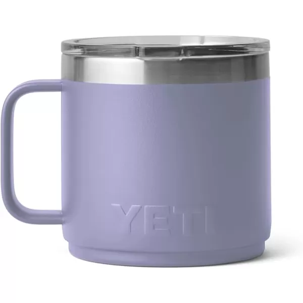 YETI Rambler 14 oz Stackable Mug, Vacuum Insulated, Stainless Steel with MagSlider Lid, King Crab