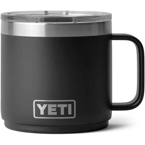 YETI Rambler 14 oz Stackable Mug, Vacuum Insulated, Stainless Steel with MagSlider Lid, King Crab