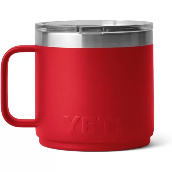 YETI Rambler 14 oz Stackable Mug, Vacuum Insulated, Stainless Steel with MagSlider Lid, King Crab