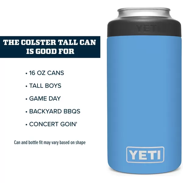 YETI Rambler 16 oz. Colster Tall Can Insulator for Tallboys &amp; 16 oz. Cans, Black