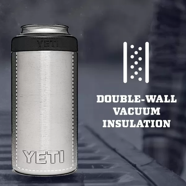 YETI Rambler 16 oz. Colster Tall Can Insulator for Tallboys &amp; 16 oz. Cans, Black