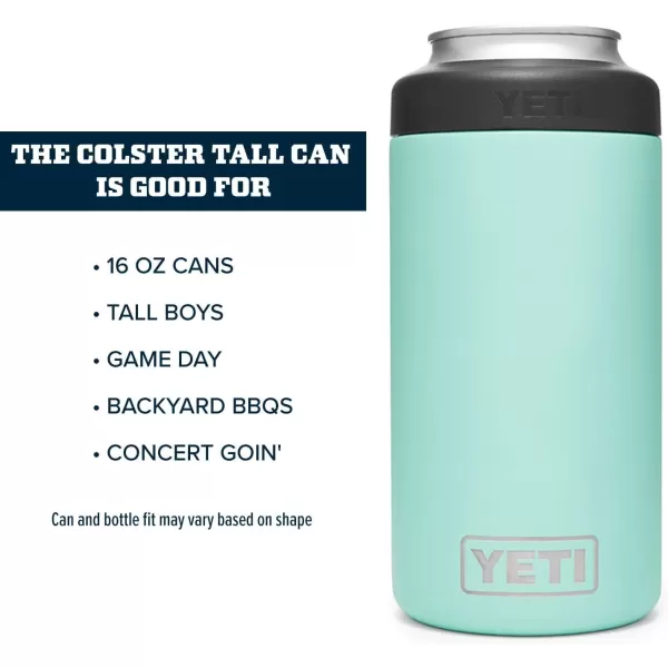 YETI Rambler 16 oz. Colster Tall Can Insulator for Tallboys &amp; 16 oz. Cans, Black
