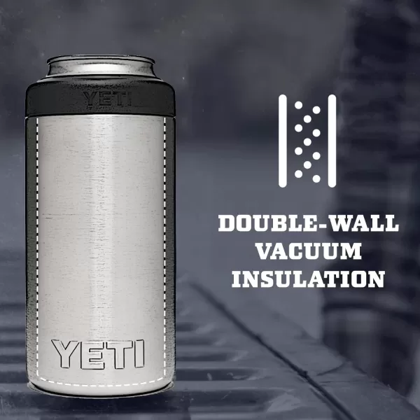 YETI Rambler 16 oz. Colster Tall Can Insulator for Tallboys &amp; 16 oz. Cans, Black