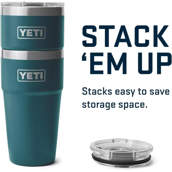 YETI Rambler 20 oz Stackable Tumbler, Stainless Steel, Vacuum Insulated with MagSlider Lid, King Crab
