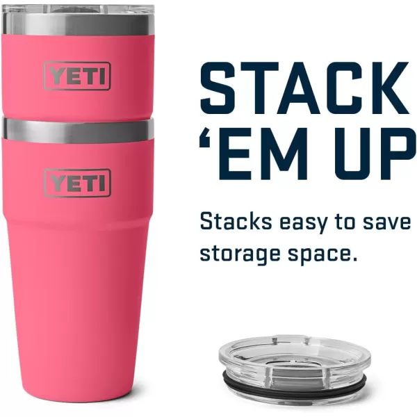 YETI Rambler 20 oz Stackable Tumbler, Stainless Steel, Vacuum Insulated with MagSlider Lid, King Crab