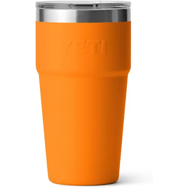 YETI Rambler 20 oz Stackable Tumbler, Stainless Steel, Vacuum Insulated with MagSlider Lid, King Crab