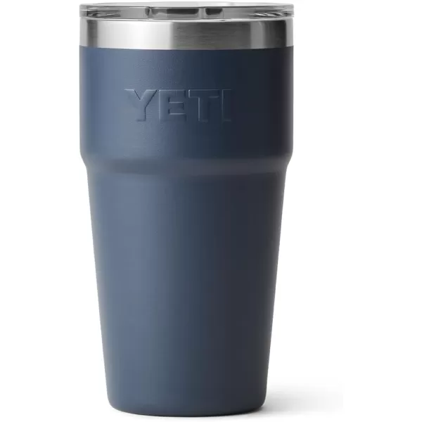 YETI Rambler 20 oz Stackable Tumbler, Stainless Steel, Vacuum Insulated with MagSlider Lid, King Crab