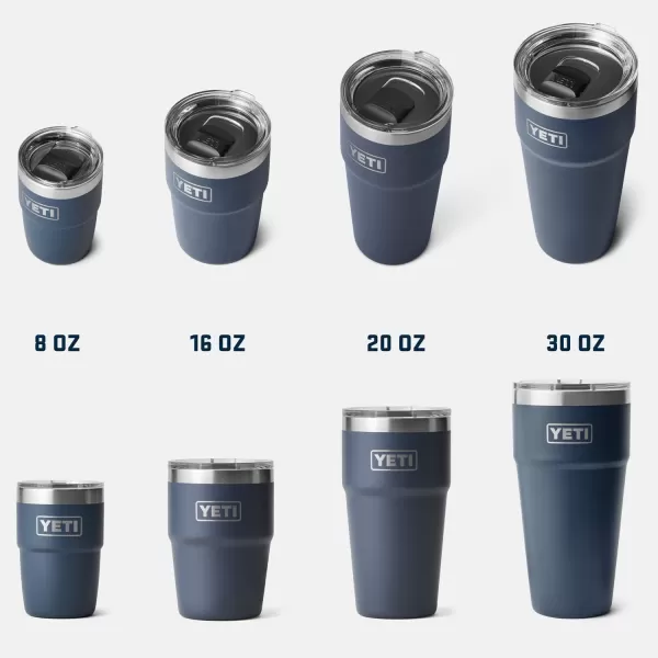 YETI Rambler 20 oz Stackable Tumbler, Stainless Steel, Vacuum Insulated with MagSlider Lid, King Crab