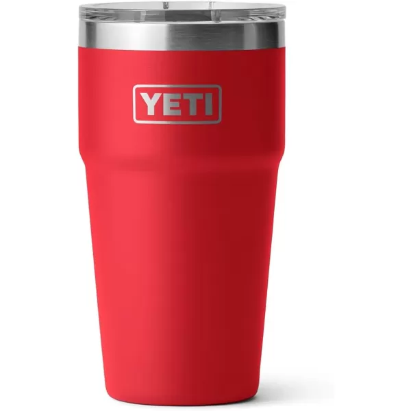 YETI Rambler 20 oz Stackable Tumbler, Stainless Steel, Vacuum Insulated with MagSlider Lid, King Crab
