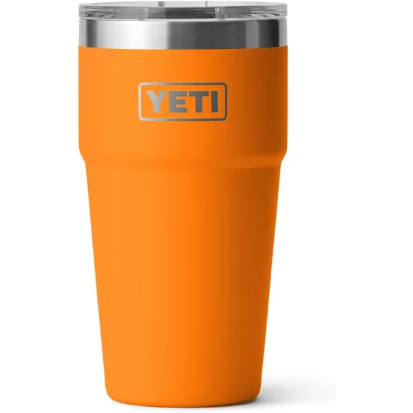 YETI Rambler 20 oz Stackable Tumbler, Stainless Steel, Vacuum Insulated with MagSlider Lid, King Crab