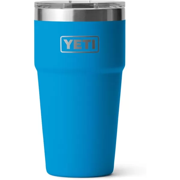 YETI Rambler 20 oz Stackable Tumbler, Stainless Steel, Vacuum Insulated with MagSlider Lid, King Crab